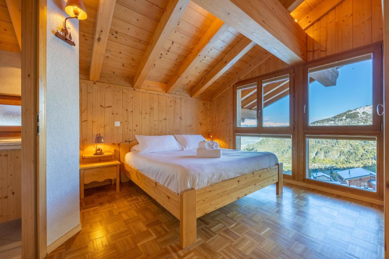 Chalet Vansamis, Breathtakinng Views & Sauna Nendaz Exterior photo