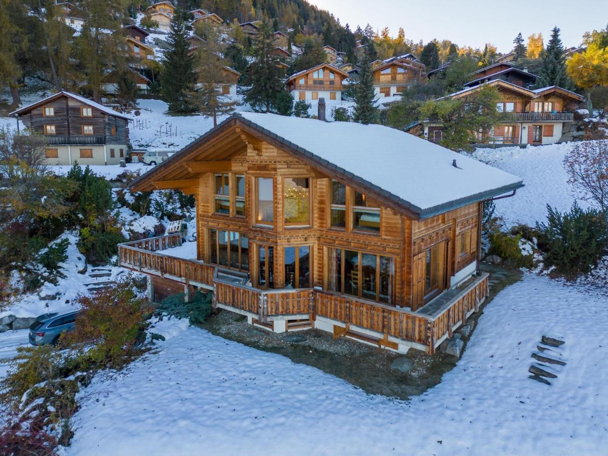 Chalet Vansamis, Breathtakinng Views & Sauna Nendaz Exterior photo