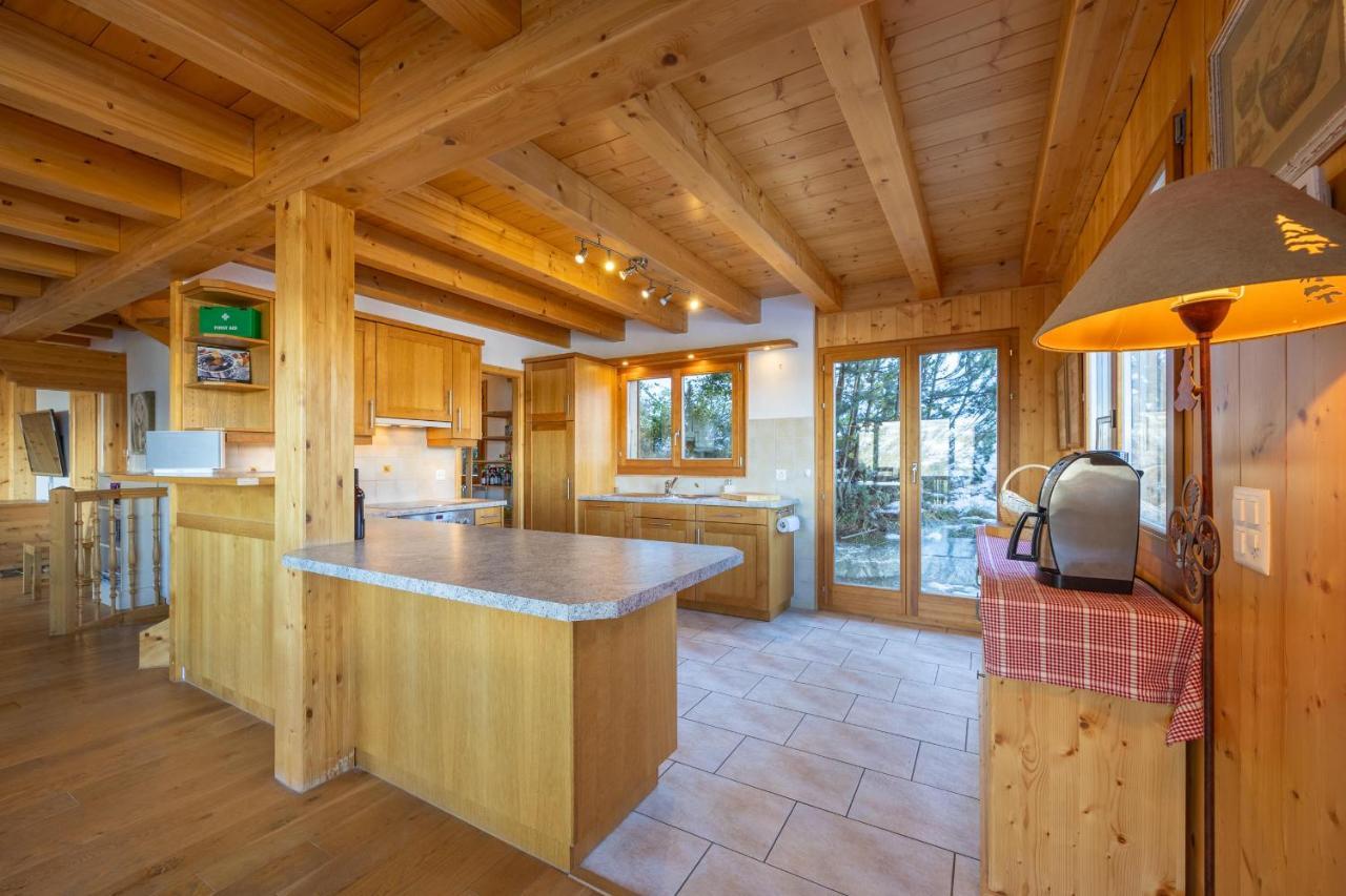 Chalet Vansamis, Breathtakinng Views & Sauna Nendaz Exterior photo