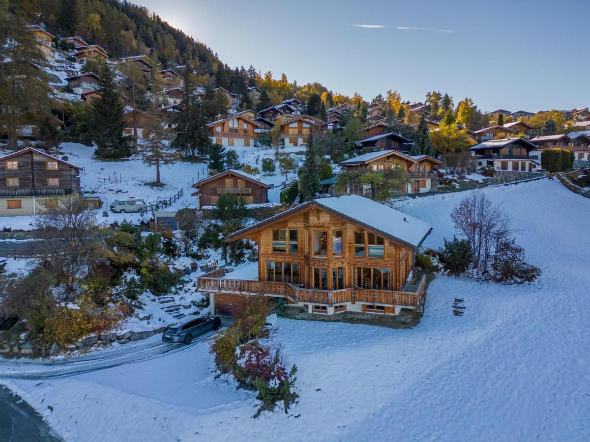 Chalet Vansamis, Breathtakinng Views & Sauna Nendaz Exterior photo